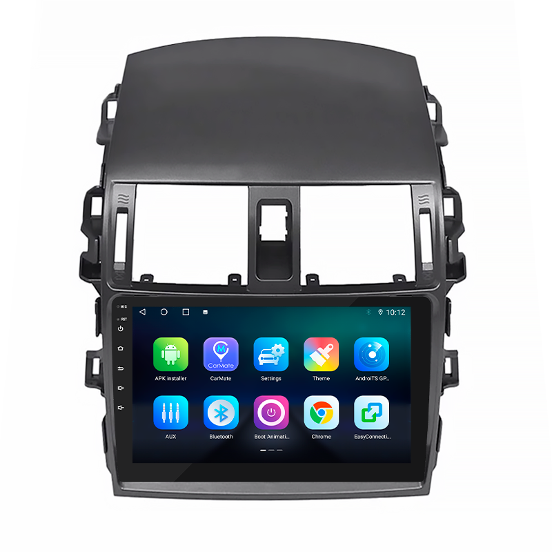 Штатная магнитола Lesko для Toyota Corolla X (E140, E150) Рестайлинг 2010-2013 экран 9" 4/32Gb 4G Wi-Fi GPS Top