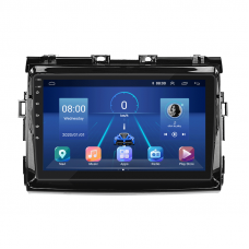 Штатная магнитола Lesko для Toyota Estima III 2006-2008 экран 9" 4/32Gb 4G Wi-Fi GPS Top