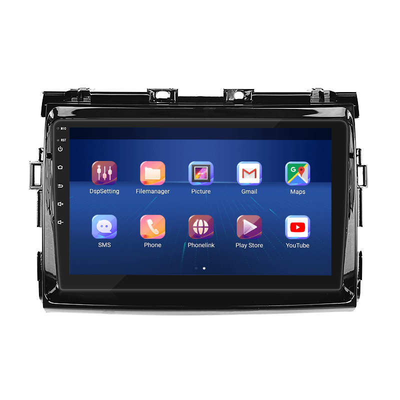 Штатная магнитола Lesko для Toyota Estima III Рестайлинг 2008-2012 экран 9" 4/32Gb 4G Wi-Fi GPS Top