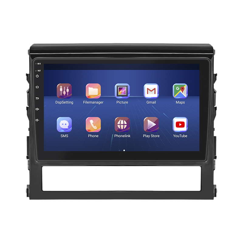 Штатная магнитола Lesko для Toyota Land Cruiser 200 Series Рестайлинг 2 2015-2021 экран 9" 4/32Gb 4G Wi-Fi GPS Top