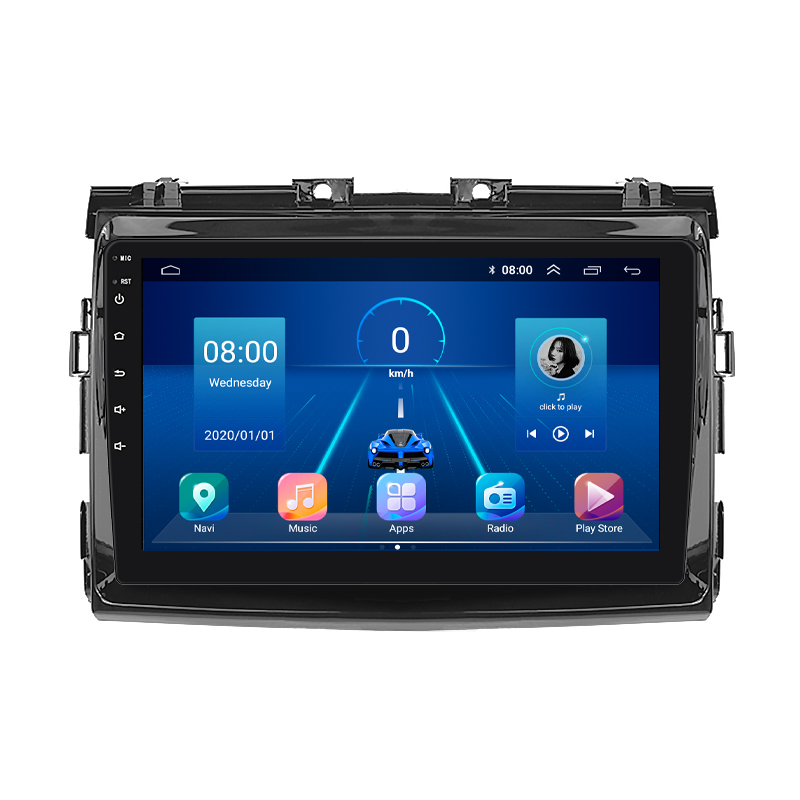 Штатная магнитола Lesko для Toyota Previa III (XR50) 2006-2019 экран 9" 4/32Gb 4G Wi-Fi GPS Top