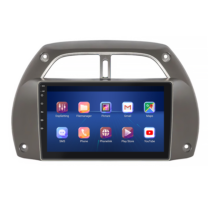 Штатная магнитола Lesko для Toyota RAV4 II (XA20) 2000-2003 экран 9" 4/32Gb 4G Wi-Fi GPS Top