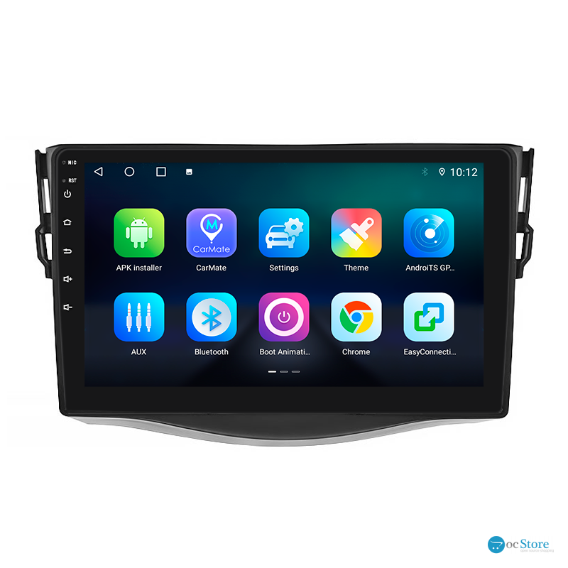 Штатная магнитола Lesko для Toyota RAV4 III (XA30) Рестайлинг 2010-2016 экран 9" 4/32Gb 4G Wi-Fi GPS Top