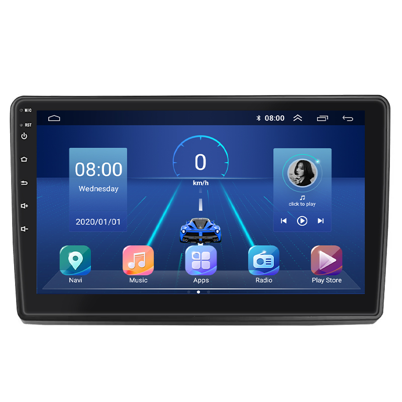 Штатная магнитола Lesko для Toyota Sienna II Рестайлинг 2005-2010 экран 9" 4/32Gb 4G Wi-Fi GPS Top