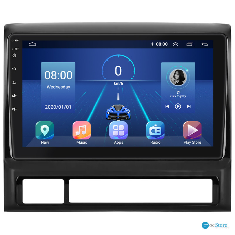 Штатная магнитола Lesko для Toyota Tacoma II Рестайлинг 2011-2015 экран 9" 4/32Gb 4G Wi-Fi GPS Top