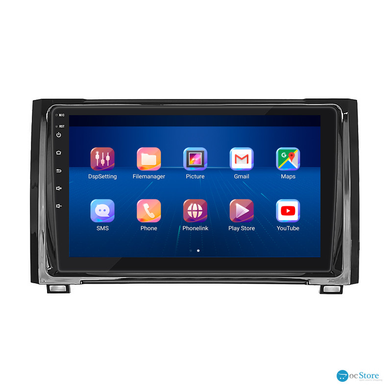 Штатная магнитола Lesko для Toyota Tundra II 2007-2013 экран 9" 4/32Gb 4G Wi-Fi GPS Top