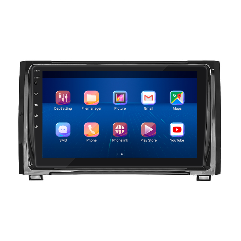 Штатная магнитола Lesko для Toyota Tundra II 2007-2013 экран 9" 4/32Gb 4G Wi-Fi GPS Top