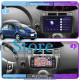 Штатная магнитола Lesko для Toyota Vitz II (XP90) 2005-2011 экран 9" 4/32Gb 4G Wi-Fi GPS Top