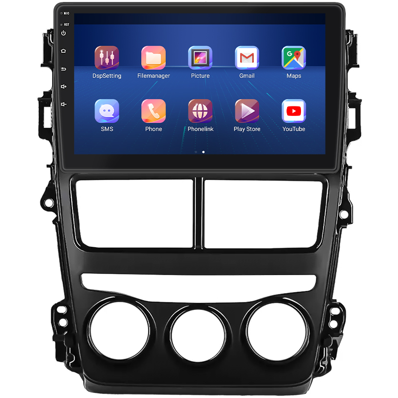 Штатная магнитола Lesko для Toyota Yaris III Рестайлинг 2 2017-2020 экран 9" 4/32Gb 4G Wi-Fi GPS Top