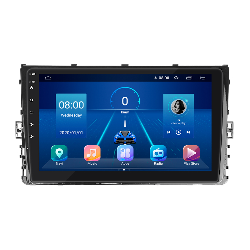 Штатная магнитола Lesko для Volkswagen Arteon I 2017-2020 экран 9" 4/32Gb 4G Wi-Fi GPS Top