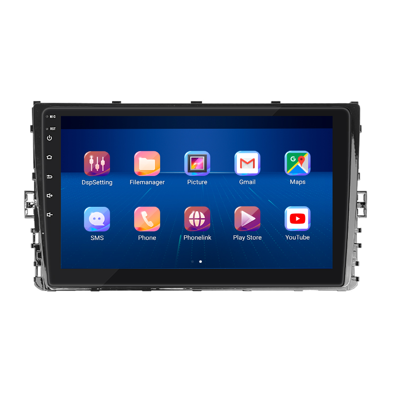 Штатная магнитола Lesko для Volkswagen Bora IV 2018-н.в. экран 9" 4/32Gb 4G Wi-Fi GPS Top