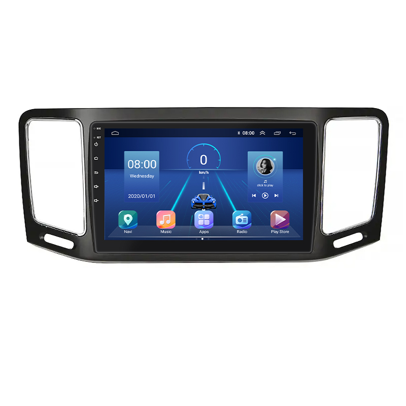 Штатная магнитола Lesko для Volkswagen Sharan II 2010-2015 экран 9" 4/32Gb 4G Wi-Fi GPS Top