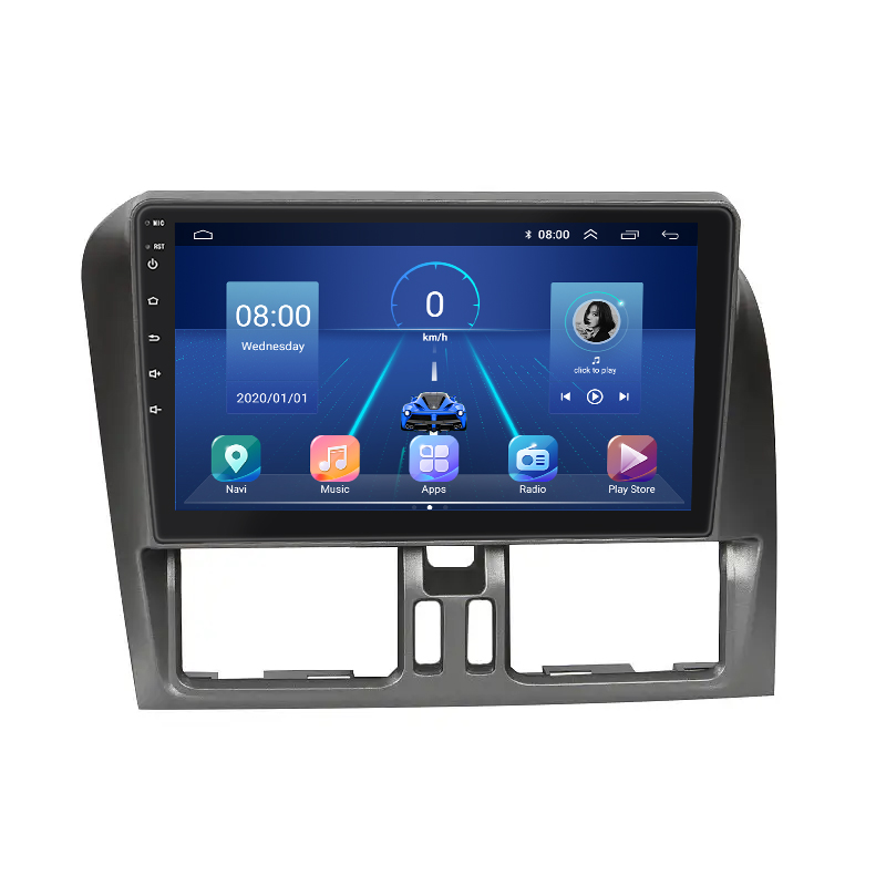 Штатная магнитола Lesko для Volvo XC60 I 2008-2013 экран 9" 4/32Gb 4G Wi-Fi GPS Top