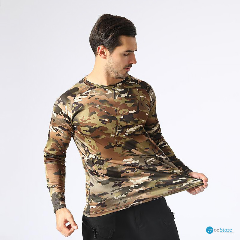Тактический лонгслив с длинным рукавом A659 Camouflage CP M