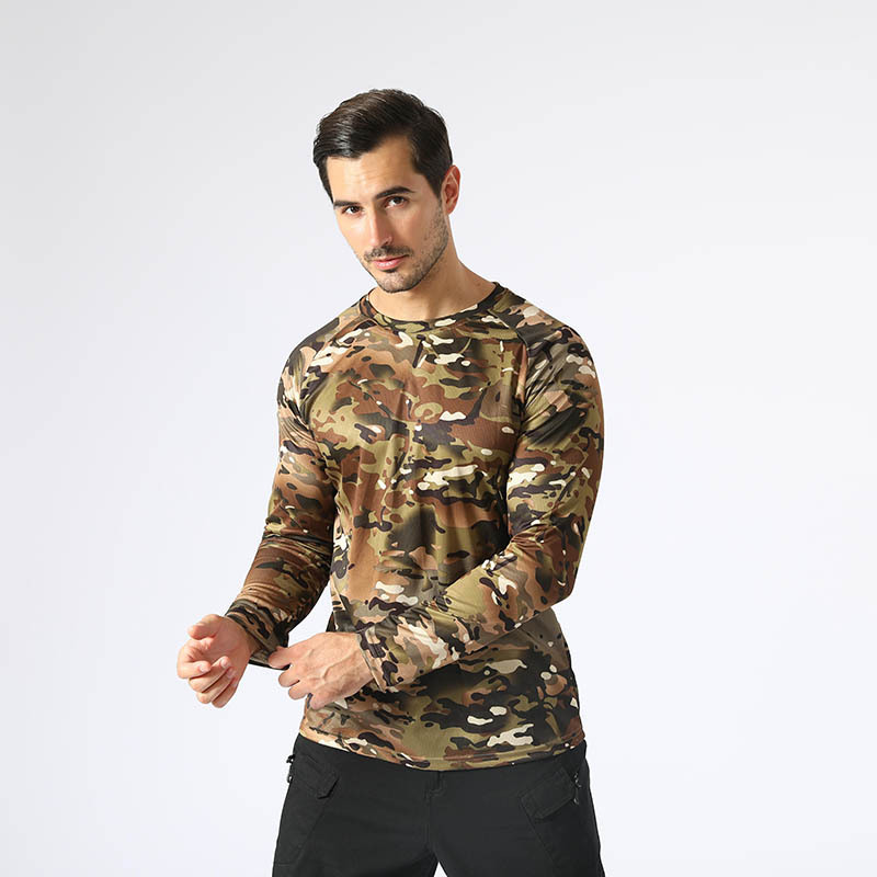 Тактический лонгслив с длинным рукавом A659 Camouflage CP S