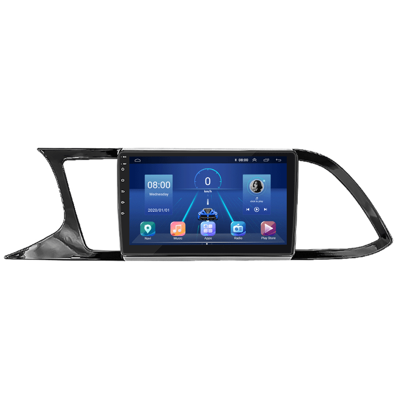 Штатная магнитола Lesko для SEAT Leon III 2012-2016 экран 9" 4/32Gb 4G Wi-Fi GPS Top