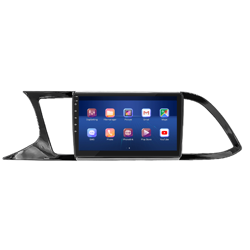 Штатная магнитола Lesko для SEAT Leon III 2012-2016 экран 9" 4/32Gb 4G Wi-Fi GPS Top