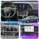 Штатная магнитола Lesko для SEAT Leon III Рестайлинг 2016-2020 экран 9" 4/32Gb 4G Wi-Fi GPS Top