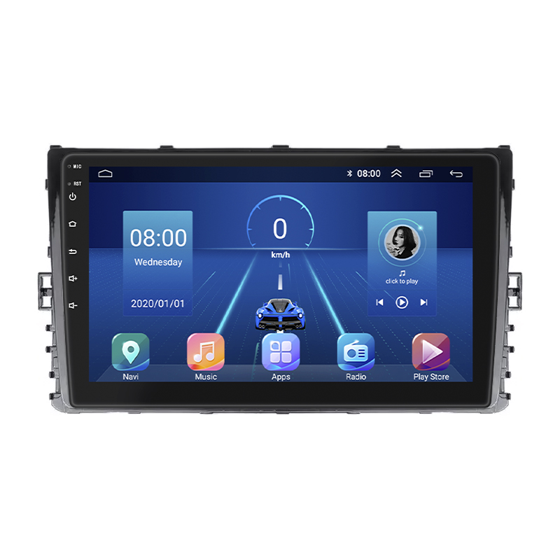 Штатная магнитола Lesko для Volkswagen Caravelle T6 Рестайлинг 2019-н.в. экран 9" 4/32Gb 4G Wi-Fi GPS Top