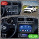 Штатная магнитола Lesko для Volkswagen Polo V 2009-2015 экран 9" 4/32Gb 4G Wi-Fi GPS Top