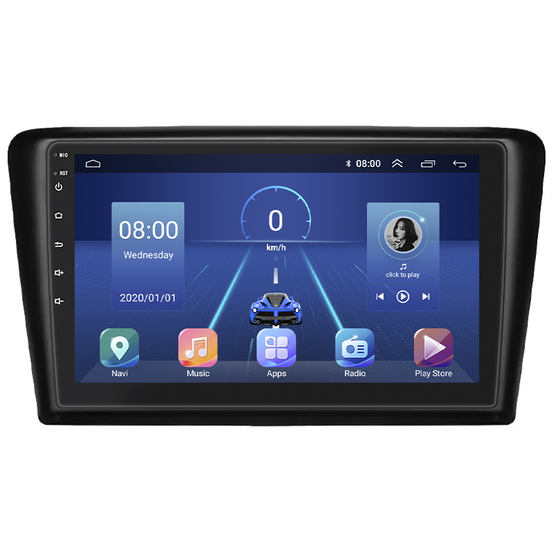 Штатная магнитола Lesko для Skoda Spaceback  2014-2019 экран 9" 4/32Gb 4G Wi-Fi GPS Top