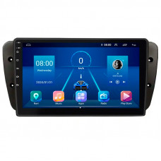 Штатная магнитола Lesko для SEAT Ibiza IV Рестайлинг 2012-2015 экран 9" 4/32Gb 4G Wi-Fi GPS Top