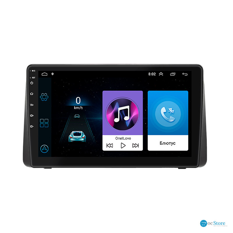 Штатная магнитола Lesko для Dodge Caravan V 2007-2020 экран 9" 1/16Gb Wi-Fi GPS Base