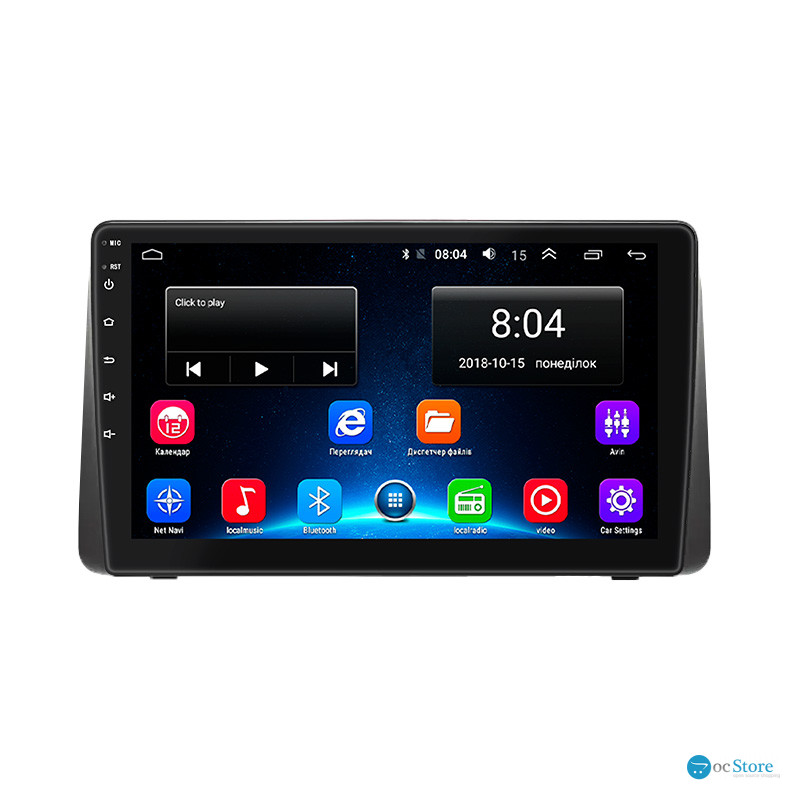 Штатная магнитола Lesko для Dodge Caravan V 2007-2020 экран 9" 2/32Gb Wi-Fi GPS Base