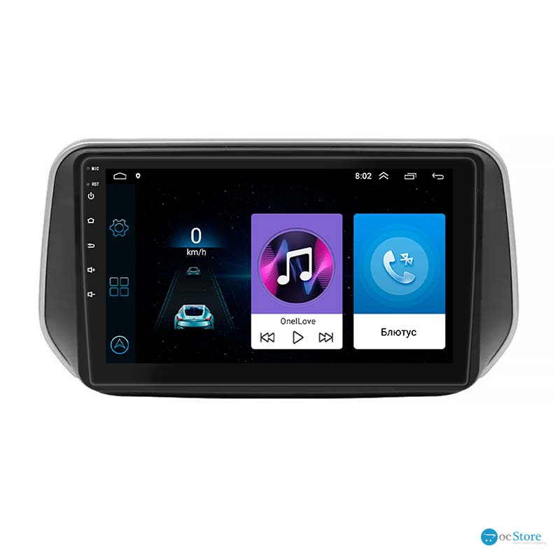 Штатная магнитола Lesko для Hyundai Santa Fe IV Рестайлинг 2020-н.в экран 10" 1/16Gb Wi-Fi GPS Base