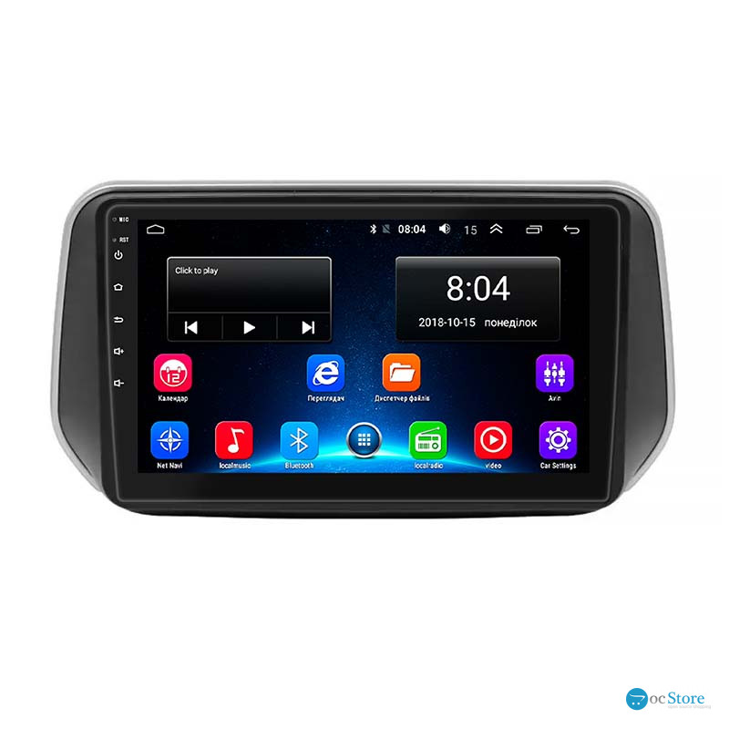 Штатная магнитола Lesko для Hyundai Santa Fe IV Рестайлинг 2020-н.в экран 10" 2/32Gb Wi-Fi GPS Base