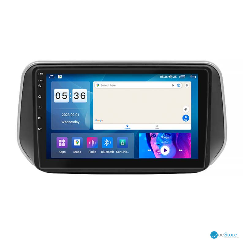 Штатная магнитола Lesko для Hyundai Santa Fe IV Рестайлинг 2020-н.в экран 10" 4/64Gb CarPlay 4G Wi-Fi GPS Prime