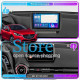 Штатная магнитола Lesko для Mazda Demio IV (DJ) 2014-2019 экран 9" 2/32Gb CarPlay 4G Wi-Fi GPS Prime