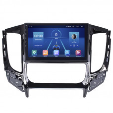 Штатная магнитола Lesko для Mitsubishi Pajero Sport III ver. 2 2015-2019 экран 9" 4/64Gb 4G Wi-Fi GPS Top