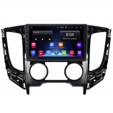 Штатная магнитола Lesko для Mitsubishi Pajero Sport III ver.1 2015-2019 экран 9" 2/32Gb Wi-Fi GPS Base