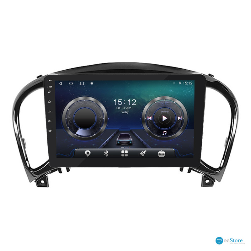 Штатная магнитола Lesko для Nissan Juke I 2010-2014 экран 9" 4/32Gb 4G Wi-Fi GPS Top