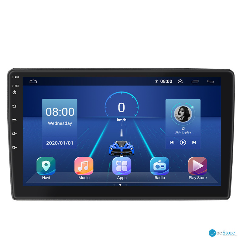 Штатная магнитола Lesko для Nissan Navara (Frontier) III (D40) ver 2 2005-2010 экран 9" 4/32Gb 4G Wi-Fi GPS Top