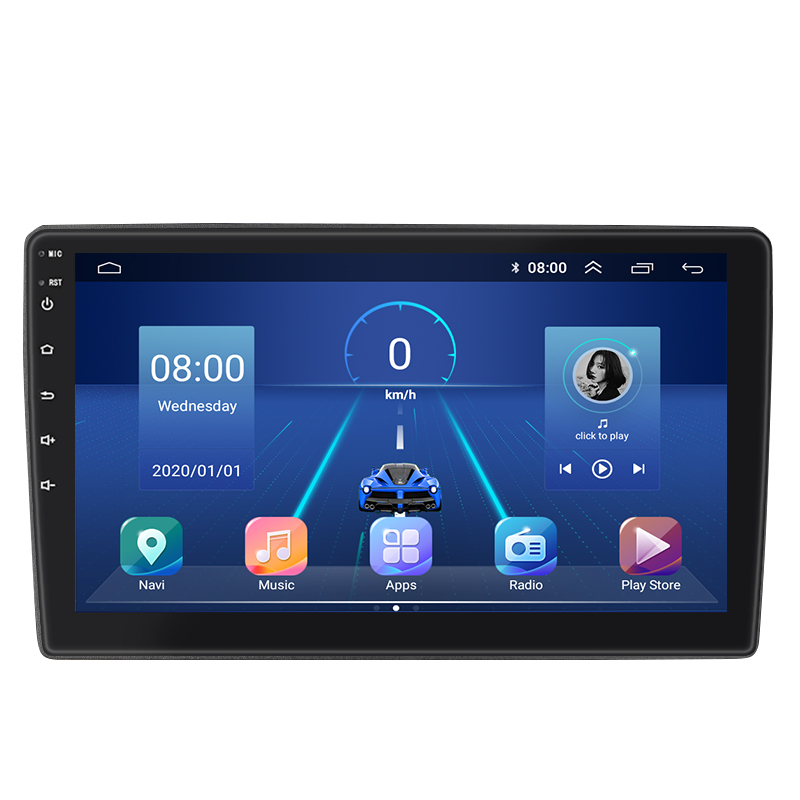 Штатная магнитола Lesko для Nissan Navara (Frontier) III (D40) ver 2 2005-2010 экран 9" 4/32Gb 4G Wi-Fi GPS Top