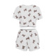 Женский комплект для дома и сна SM24107AYH футболка и шорты женская пижама белая с мишками L