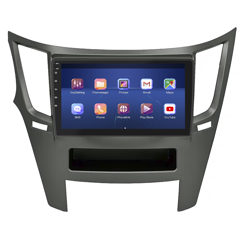 Штатная магнитола Lesko для Subaru Legacy V Рестайлинг 2012-2014 экран 9" 4/32Gb 4G Wi-Fi GPS Top