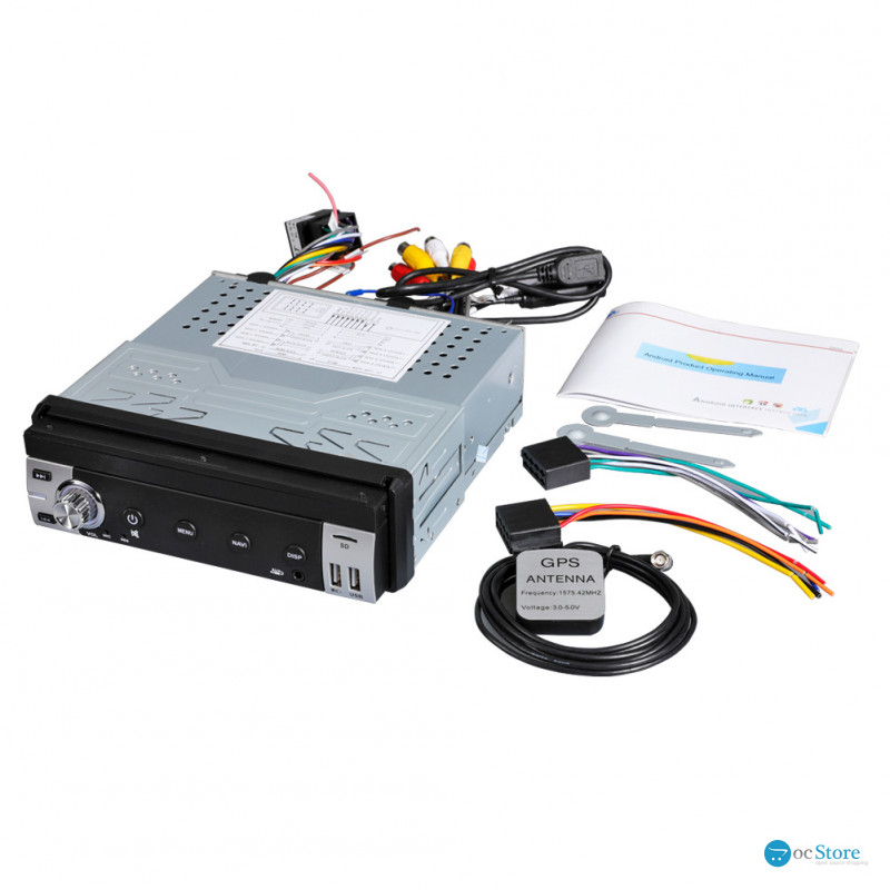 Автомобильная магнитола с выдвижным экраном 7" Android HEVXM 9602A 2/32