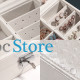 Шкатулка Casegrace SP-01155 для украшений и ювелирных изделий драгоценностей White