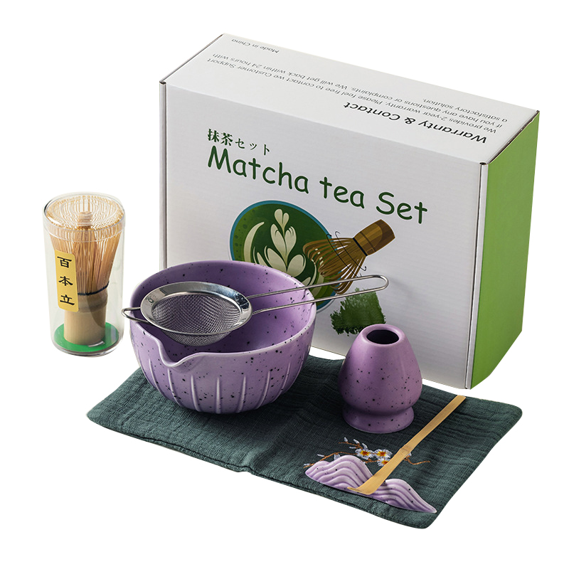 Набор Matcha 3125 для приготовления чая матча 7 предметов Purple