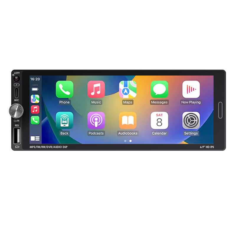 Автомобильная магнитола 6,9'' 1 din HEVXM 6099 carplay 2+32