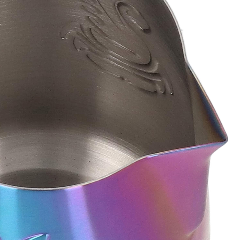 Питчер для молока JibbiJug молочник для вспенивания молока нержавеющая сталь градиент 600 мл Rainbow