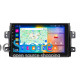 Штатная магнитола Lesko для Fiat Sedici  2005-2014 экран 9" 4/64Gb CarPlay 4G Wi-Fi GPS Prime