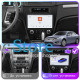Штатная магнитола Lesko для Ford Fusion I Рестайлинг 2009-2012 экран 10" 4/64 QLED CarPlay 4G Wi-Fi GPS 360 Prime