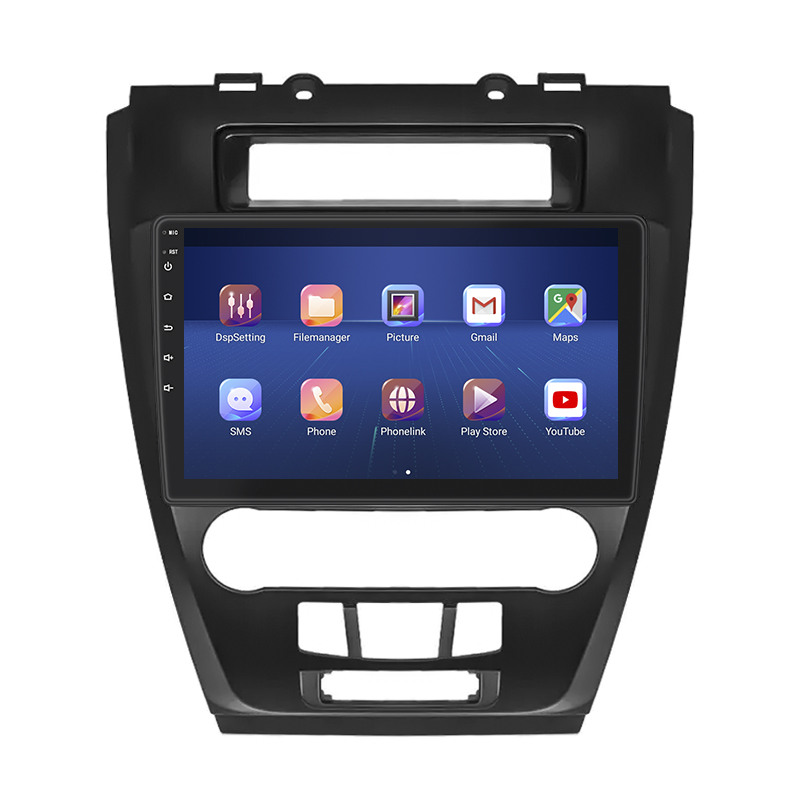 Штатная магнитола Lesko для Ford Fusion I Рестайлинг 2009-2012 экран 10" 2/32Gb 4G Wi-Fi GPS Top