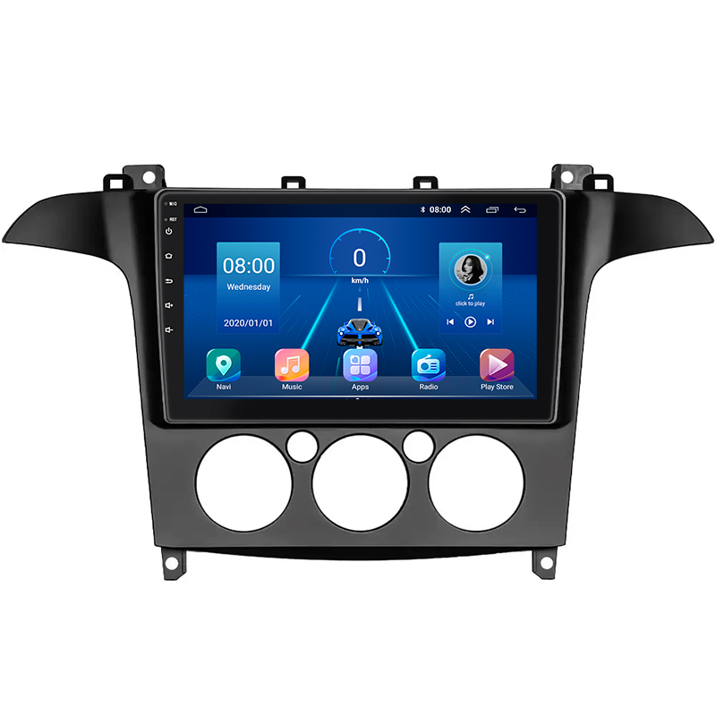 Штатная магнитола Lesko для Ford Galaxy II Рестайлинг ver 2 2010-2015 экран 9" 2/32Gb 4G Wi-Fi GPS Top