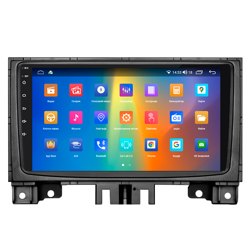 Штатная магнитола Lesko для Mercedes-Benz Sprinter II (W906) Рестайлинг  2014-2018 экран 9" 2/32Gb CarPlay 4G Wi-Fi GPS Prime