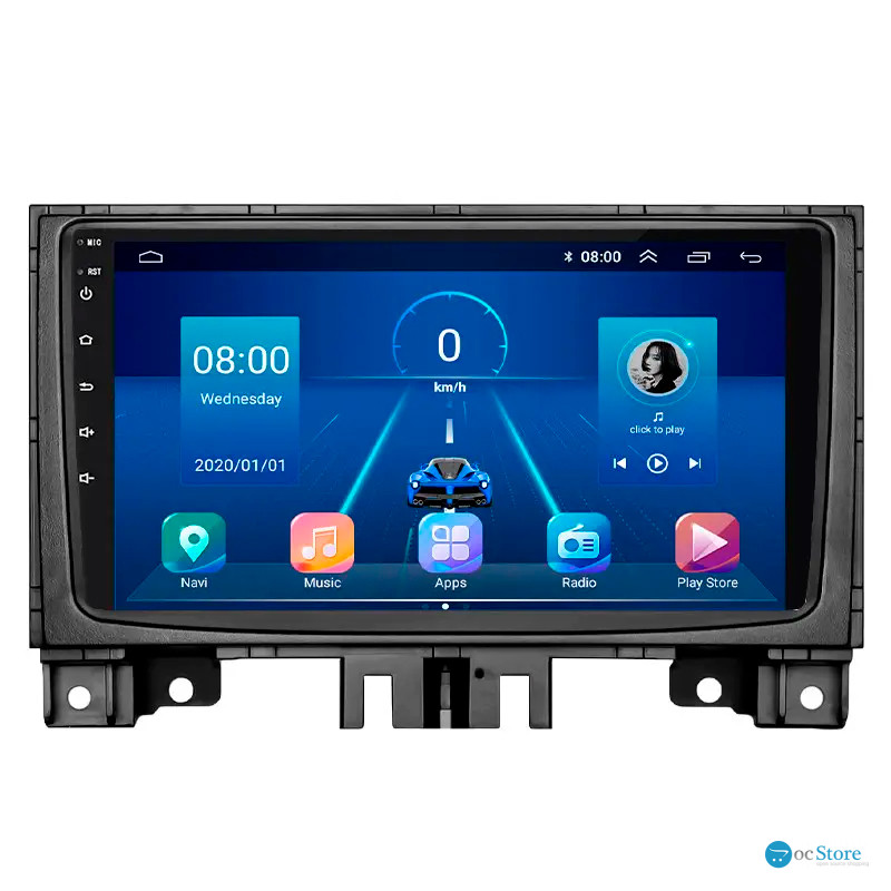 Штатная магнитола Lesko для Mercedes-Benz Sprinter II (W906) Рестайлинг  2014-2018 экран 9" 4/32Gb 4G Wi-Fi GPS Top